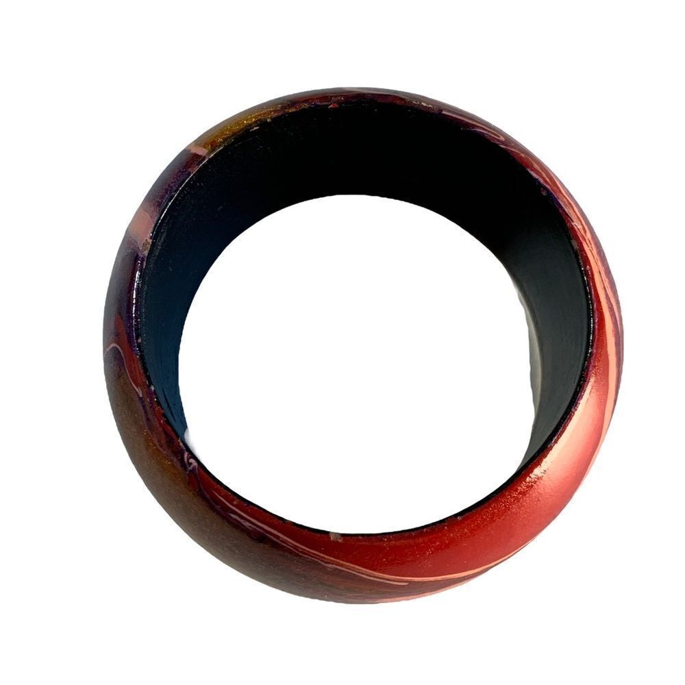 VINTAGE Painted Bangle - Picture 3 of 6